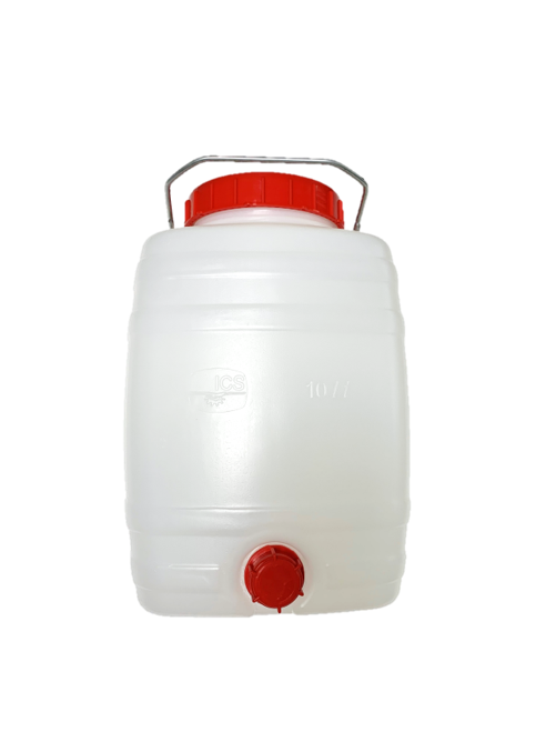 Cuve de fermentation avec tonnelet 10 litres robinet et barboteur - Tom  Press