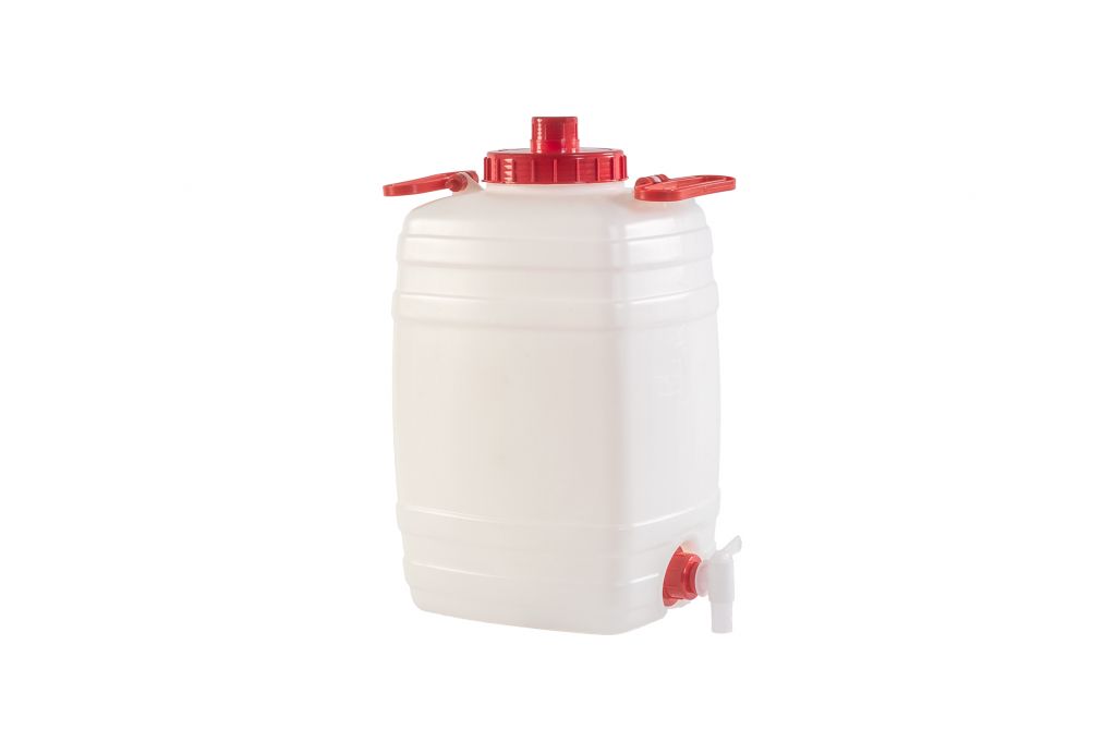 Bidon en plastique + robinet - 20 L