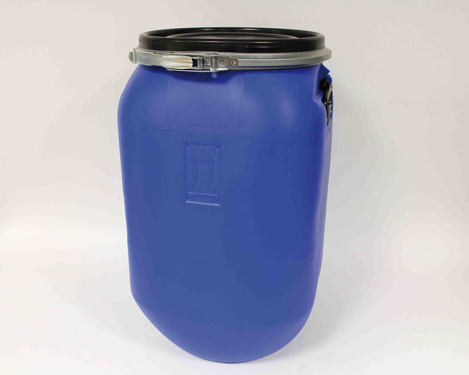 FUT ALIMENTAIRE 60 LITRES BLEU A OUVERTURE TOTALE