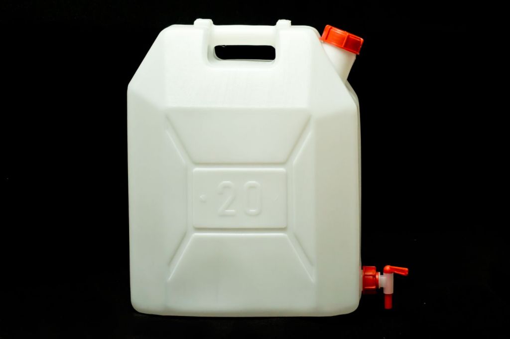 JERRICAN 20 LITRES AVEC ROBINET COLORIS NATUREL