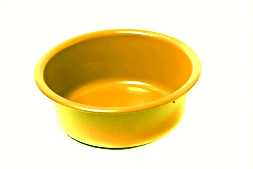 Bassine ronde 8 litres Jaune