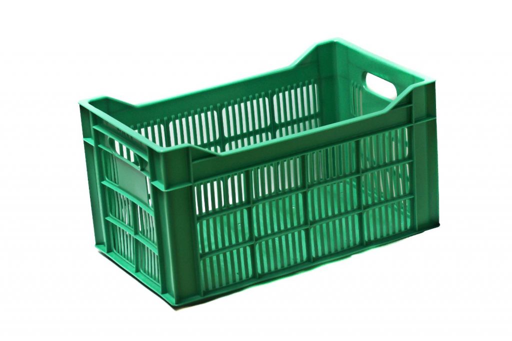 Caisse Plastique Bicolore - Pack Vert Emballage