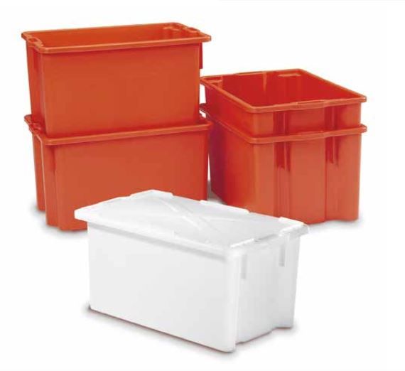 CAISSE GERBABLE 60 LITRES PLEINE ROUGE