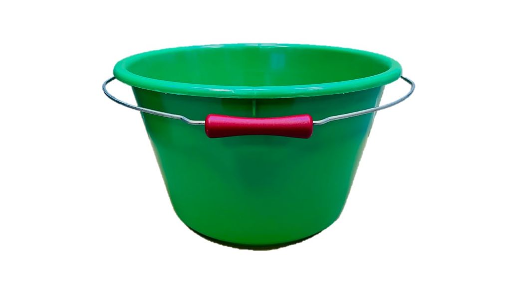 SEAU 16 LITRES ANSE MOLETTE VERT AVEC POSSIBILITE COUVERCLE - 1ER CHOIX