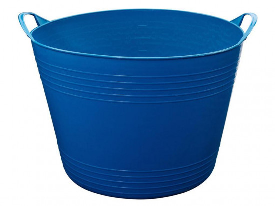 PANIER SOUPLE AGRICOLE 40 LITRES BLEU GRADUE