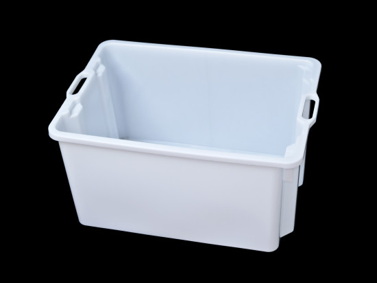 CAISSE GERBABLE EMBOITABLE 50 LITRES PLEINE NATUREL