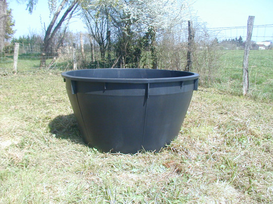 CUVE 500 LITRES MODELE BAS NOIRE