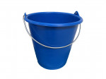 SEAU INDUSTRIEL DROIT 5 LITRES BLEU AVEC ANSE FIL
