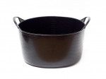 PANIER SOUPLE AGRICOLE 15 LITRES NOIR GRADUE