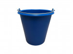 SEAU INDUSTRIEL DROIT 5 LITRES BLEU AVEC ANSE FIL SUR LE REBORD DU SEAU