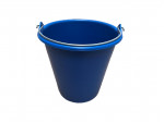 SEAU INDUSTRIEL DROIT 5 LITRES BLEU AVEC ANSE FIL SUR LE REBORD DU SEAU