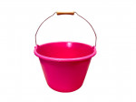 SEAU 16 LITRES ANSE MOLETTE ROSE GRADUE - 1ER CHOIX