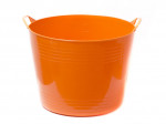 PANIER SOUPLE MENAGE 40 LITRES ORANGE GRADUE