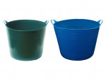 PANIER SOUPLE AGRICOLE 40 LITRES BLEU GRADUE