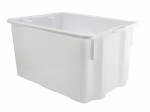 CAISSE GERBABLE EMBOITABLE 65 LITRES PLEINE COLORIS NATUREL