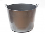 PANIER SOUPLE MENAGE 40 LITRES GRIS SYLVER GRADUE