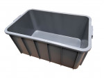 CAISSE GERBABLE 75 LITRES  PLEINE GRISE