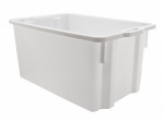 CAISSE GERBABLE EMBOITABLE 90 LITRES PLEINE COLORIS NATUREL