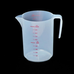 Verre mesureur pichet becher doseur 1 litre