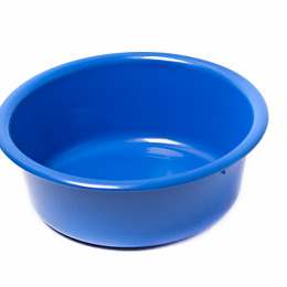 CUVETTE RONDE BLEUE DIAM 40CM 10 LITRES POLA