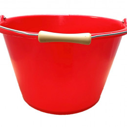 SEAU 16 LITRES ROUGE ANSE MOLETTE GRADUE - 1ER CHOIX