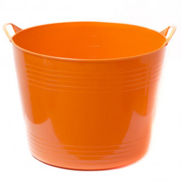 PANIER SOUPLE MENAGE 40 LITRES ORANGE GRADUE