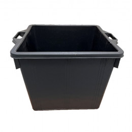 BAQUET CARRE 40 CM X 40 CM NOIR