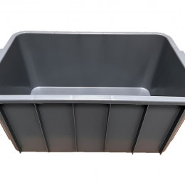 CAISSE GERBABLE 75 LITRES  PLEINE GRISE