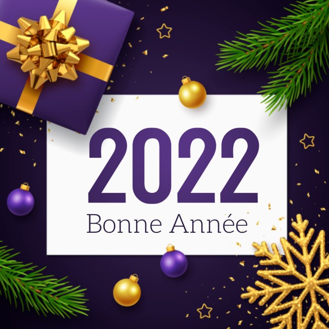 Bonne et heureuse année 2022